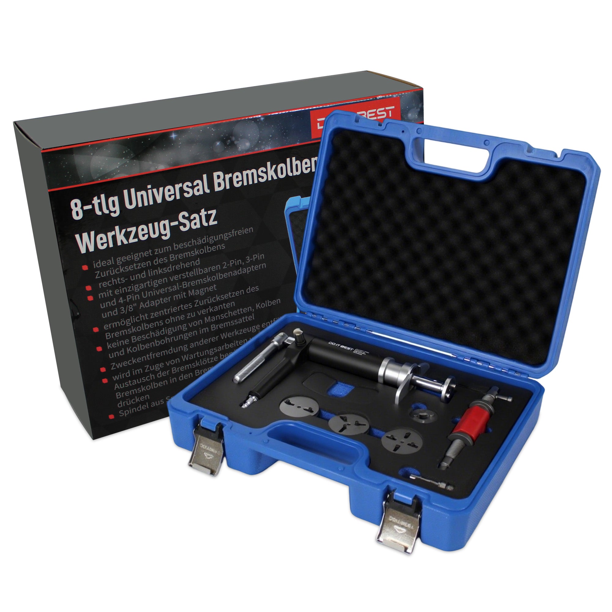 8-piece universal brake piston reset tool set (8205598000)