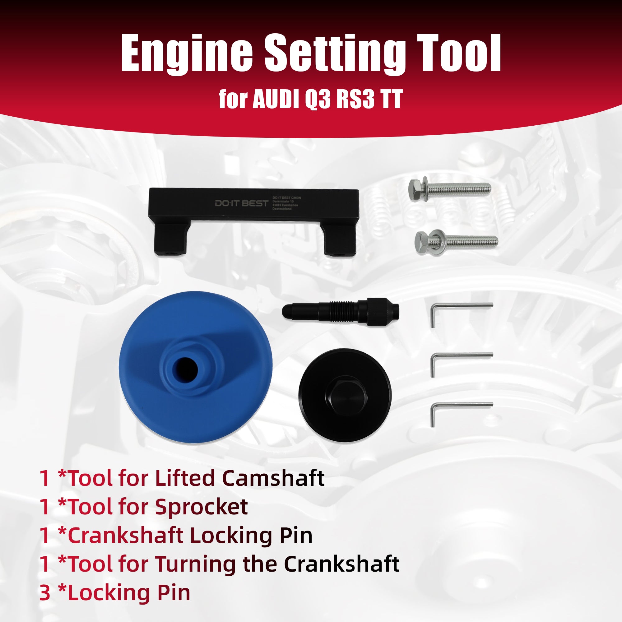 Motor-Einstellwerkzeug für AUDI Q3 RS3
