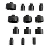 13-piece 1/2-inch special socket set with internal teeth for grooved lock nuts Art.: 8065