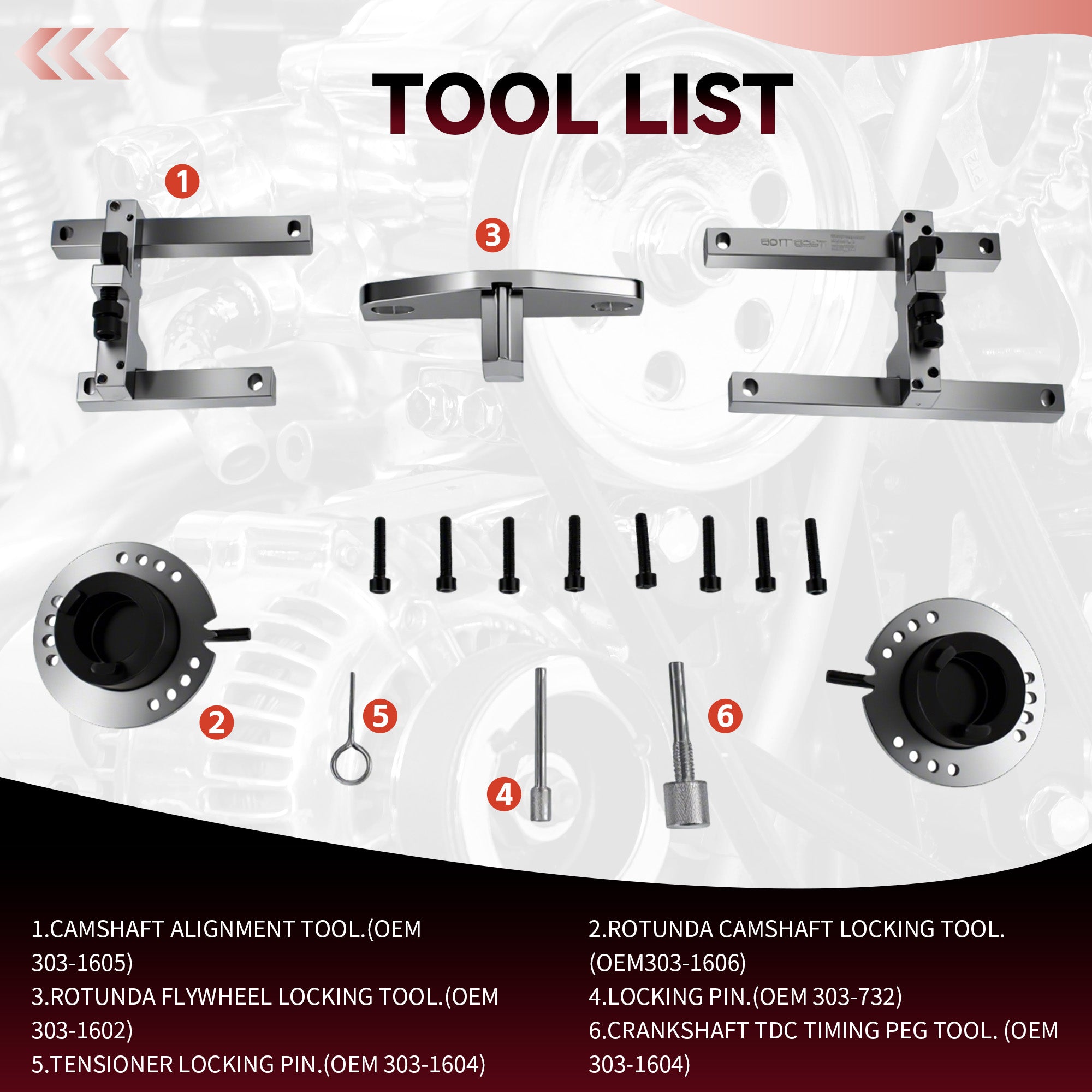 Ford 1.0 Ecoboost Engine Tool (8205598000)