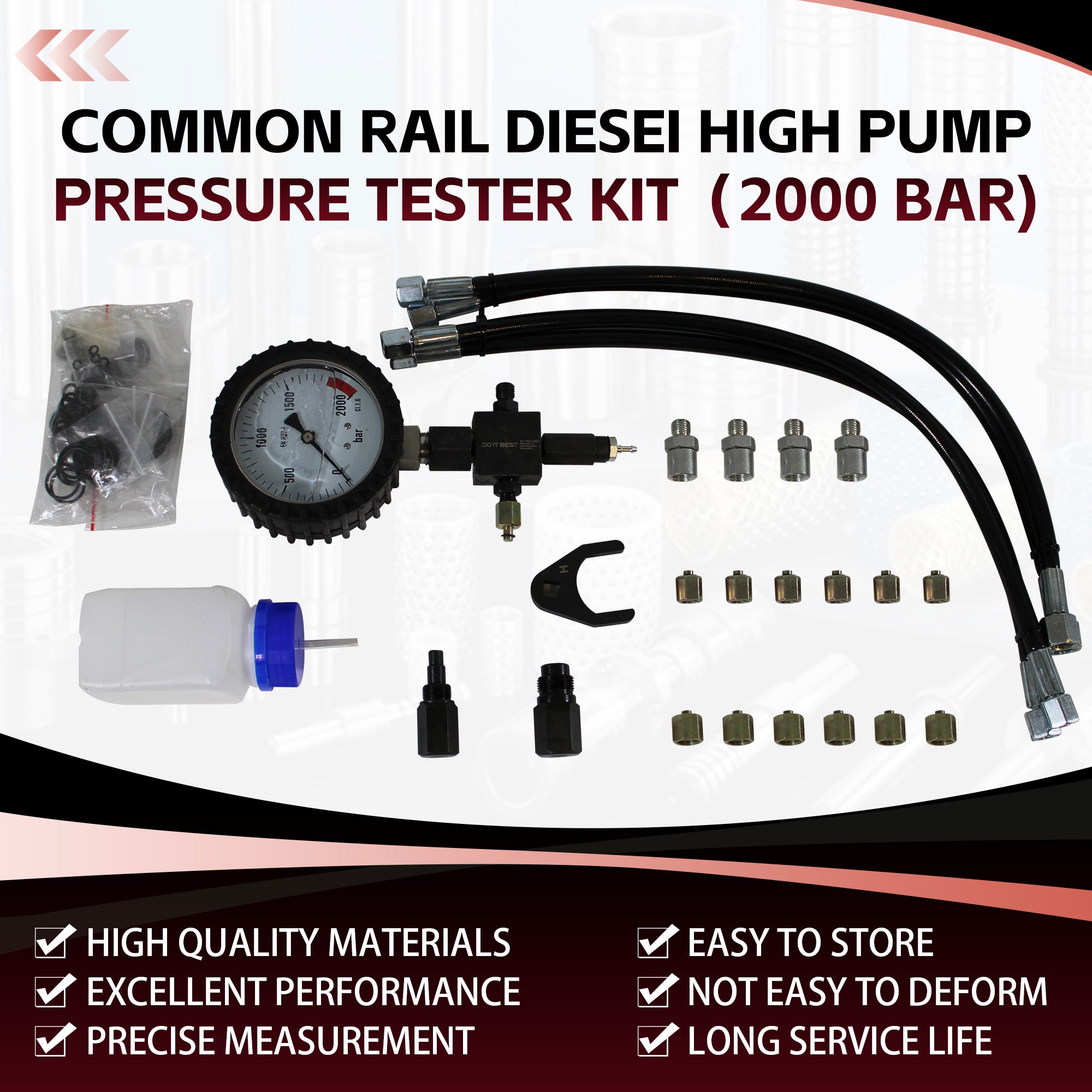 待分类）Diesel high pressure pump test kit Art：8649