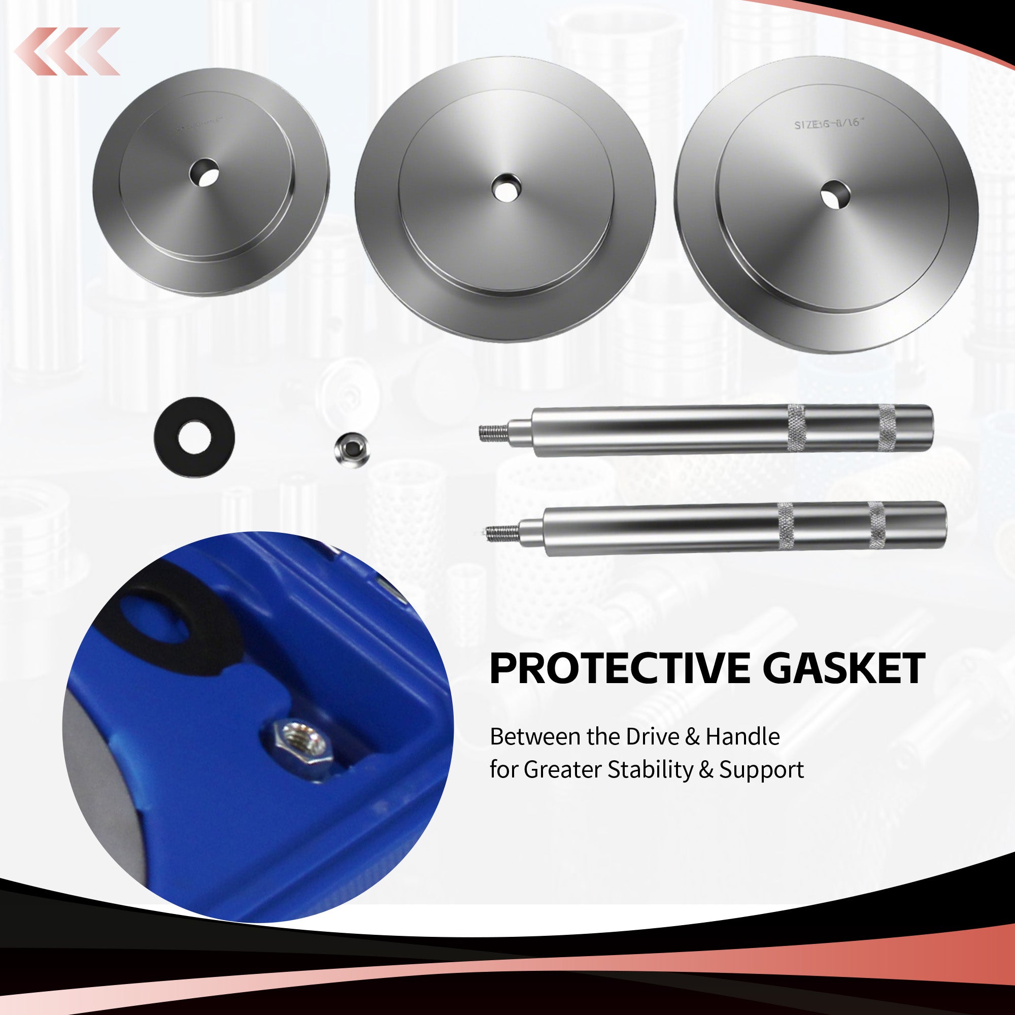 9-piece bearing and seal driver set (8205598000)